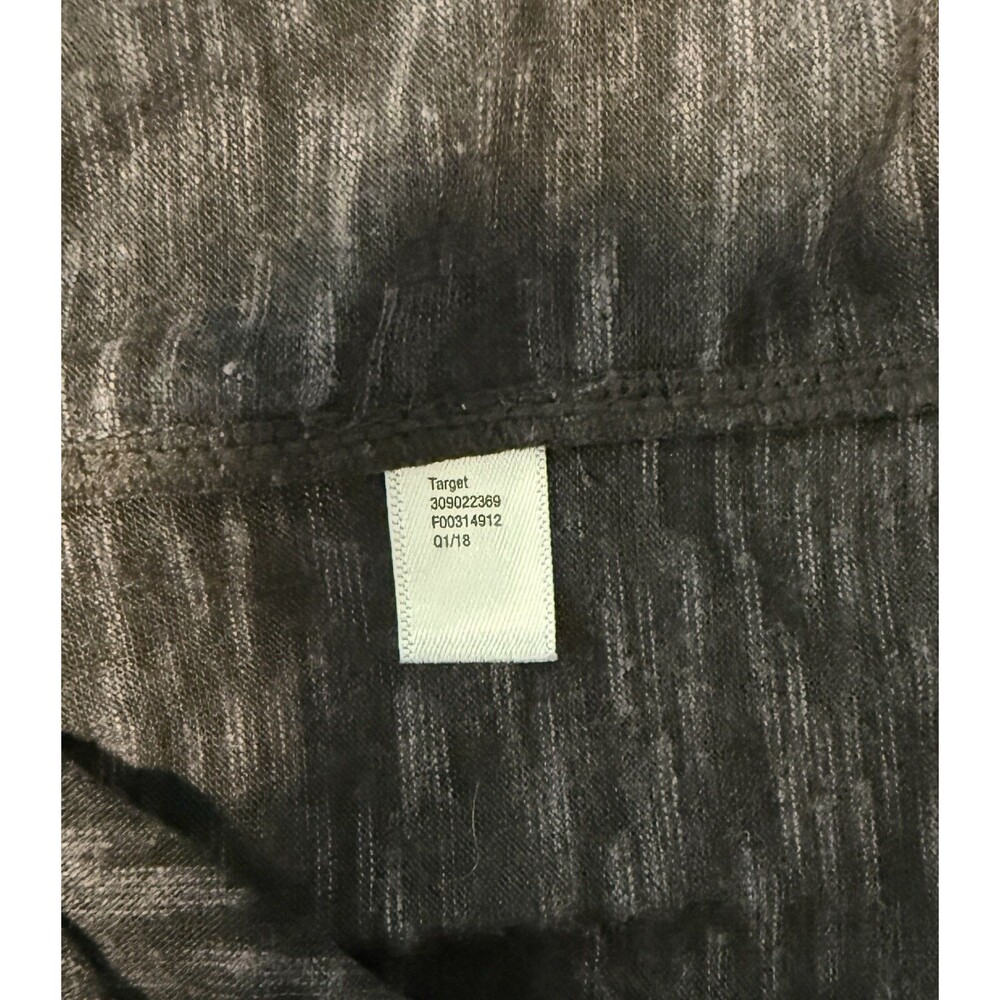 Joy Lab Womens Top Heathered Gray Short Sleeve Activewear #MQ20, Size Large - Picture 4 of 7